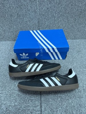 Größe 12 - Adidas Originals Samba OG schwarz weiß B75807