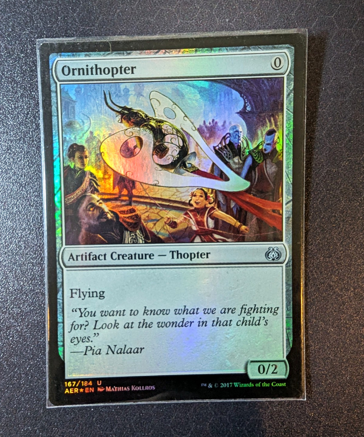 MTG Ornithopter Aether Revolt Foil Eng #167/184