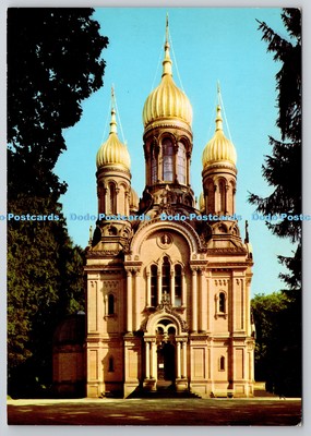 D321442 Wiesbaden. Griechische Kapelle. Andres. Hamburg. ANCO. Postkarte