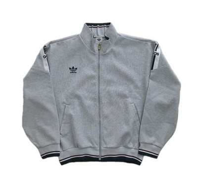 Adidas Descente 80 Vintage M Trainingsjacke selten Sammlerstück grau gold