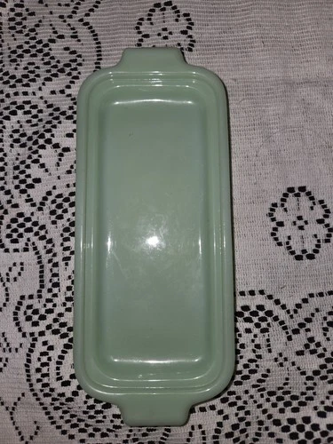Vintage Original Fire King Oven Ware Jadeite Butter Dish Bottom