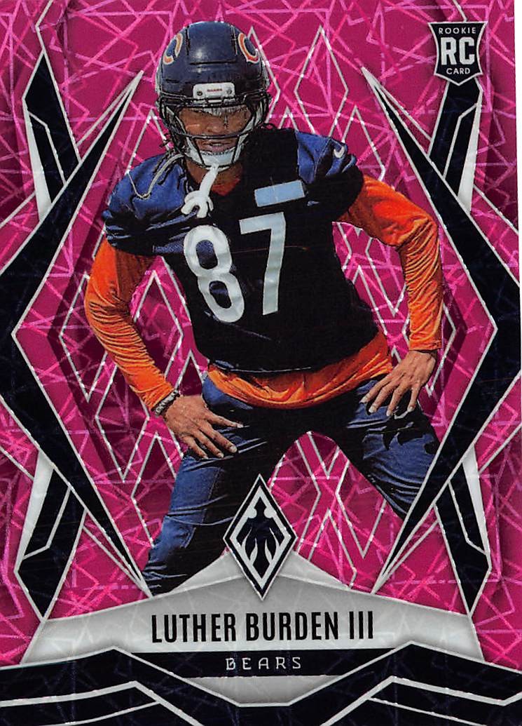 2025 Panini Phoenix #196 Luther Burden III Pink Lazer Prizm #/149