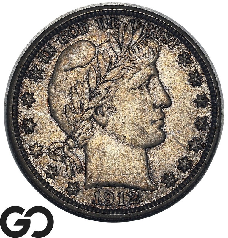 1912-S Barber Half Dollar, Choice BU++/Near Gem Better Date