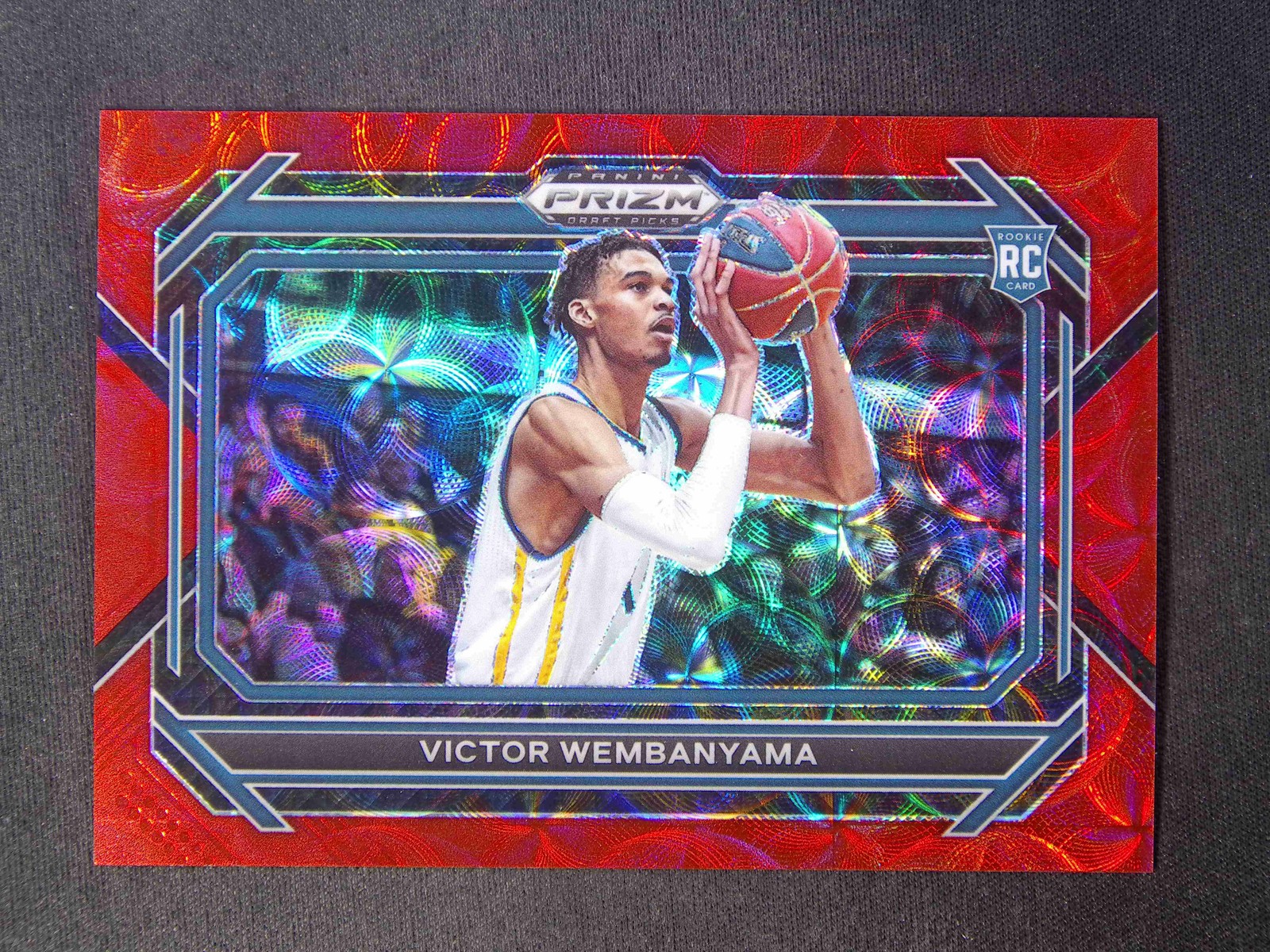 2023 Panini Prizm Draft Picks Victor Wembanyama #2 RC Variation Red Choice /88