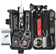 Kit Di Sopravvivenza Professionale Multifunzione 30 in 1 per Viaggi, Escursionis