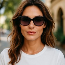 DKNY DK702S 001 57 14 140 Black/ Silver Sunglasses K19