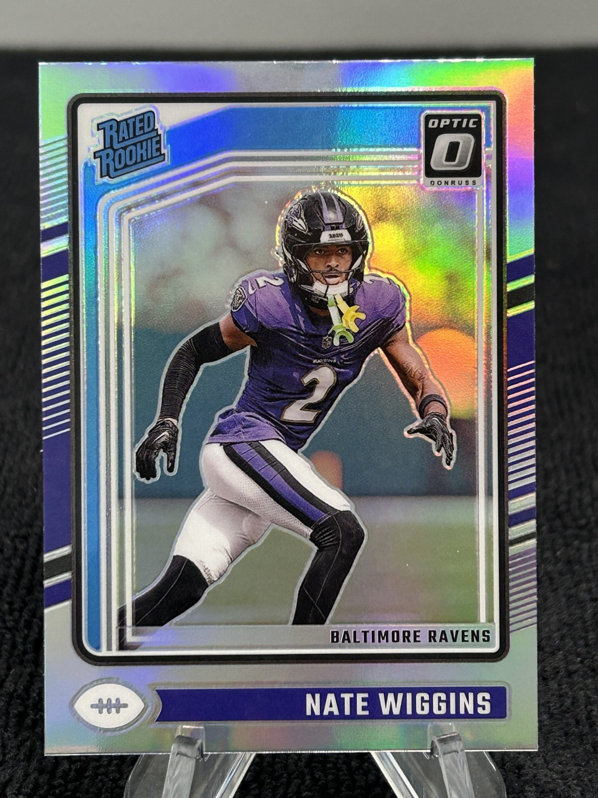 🔥 2024 Optic Nate Wiggins Rated Rookie Holo Prizm RC #281 🔥 SHARP