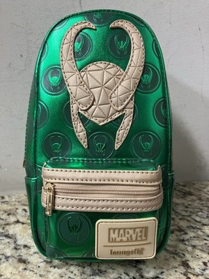 Loungefly Marvel Loki Metal Drip Pencil Case Backpack Purse Attachment New NWT