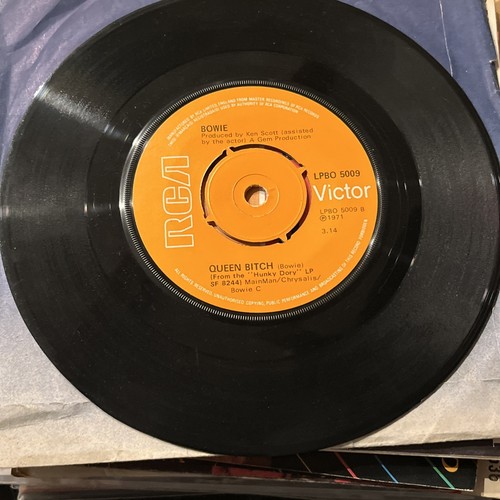 DAVID BOWIE, REBEL REBEL UK ORIGINAL , 7” VINYL 45 B Side Queen Bitch EX Vinyl - Picture 8 of 9