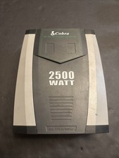 Cobra CPI2590 2500W Power Inverter 12V DC to 115V AC 3 Outlets USB Tested...