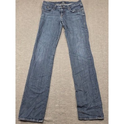 Rock & Republic Los Angeles Blue Straight Leg Jeans Womens Size 29 Medium Wash
