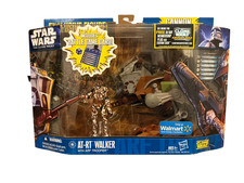 SEALED Star Wars Clone Wars AT-RT Walker With Arf Trooper Walmart Exclusive 2010