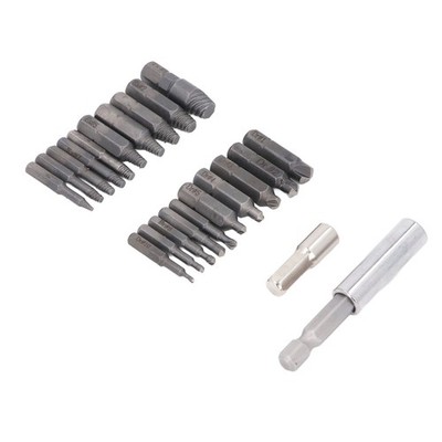 22x Set Broken Bolt Remover Set High Speed Steel Multifunctional Damaged Scr SET