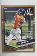 2023 Panini Donruss Gold Press Proof Jacob Melton Astros #4/5 Top Prospect