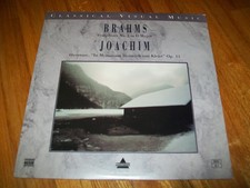 BRAHMS - SYMPHONY NO. 2 IN D MAJOR and JOACHIM - OVERTURE OP. 13 Laserdisc NEW 