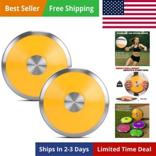 1 kg Sports Training Discus 2 Pcs for Girls Boys School Track and Field 1kg N...