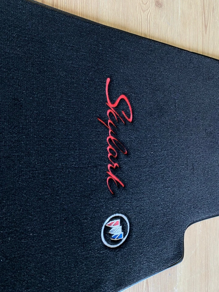 Tapetes de assoalho preto conjunto de 4 1968-72 para Buick Skylark - Imagem 4 de 4