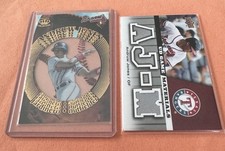(2) ANDRUW JONES: 1997 Pacific Crown Prism GA17, 2009 UD Materials GM-AJ Jersey