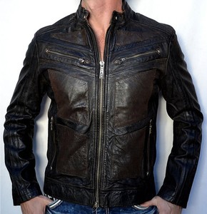affliction live fast leather jacket