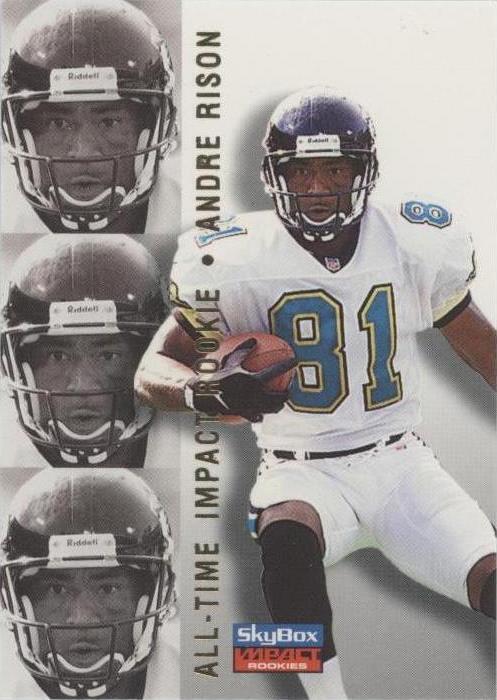 1996 Skybox Impact Rookies - All-Time Impact Rookie Andre Rison for ...