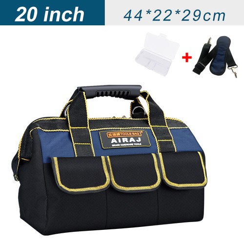 Oxford Cloth Tool Bag Multi-Function Electrician Wide Mouth Waterproof Tool Bag - Picture 26 of 26