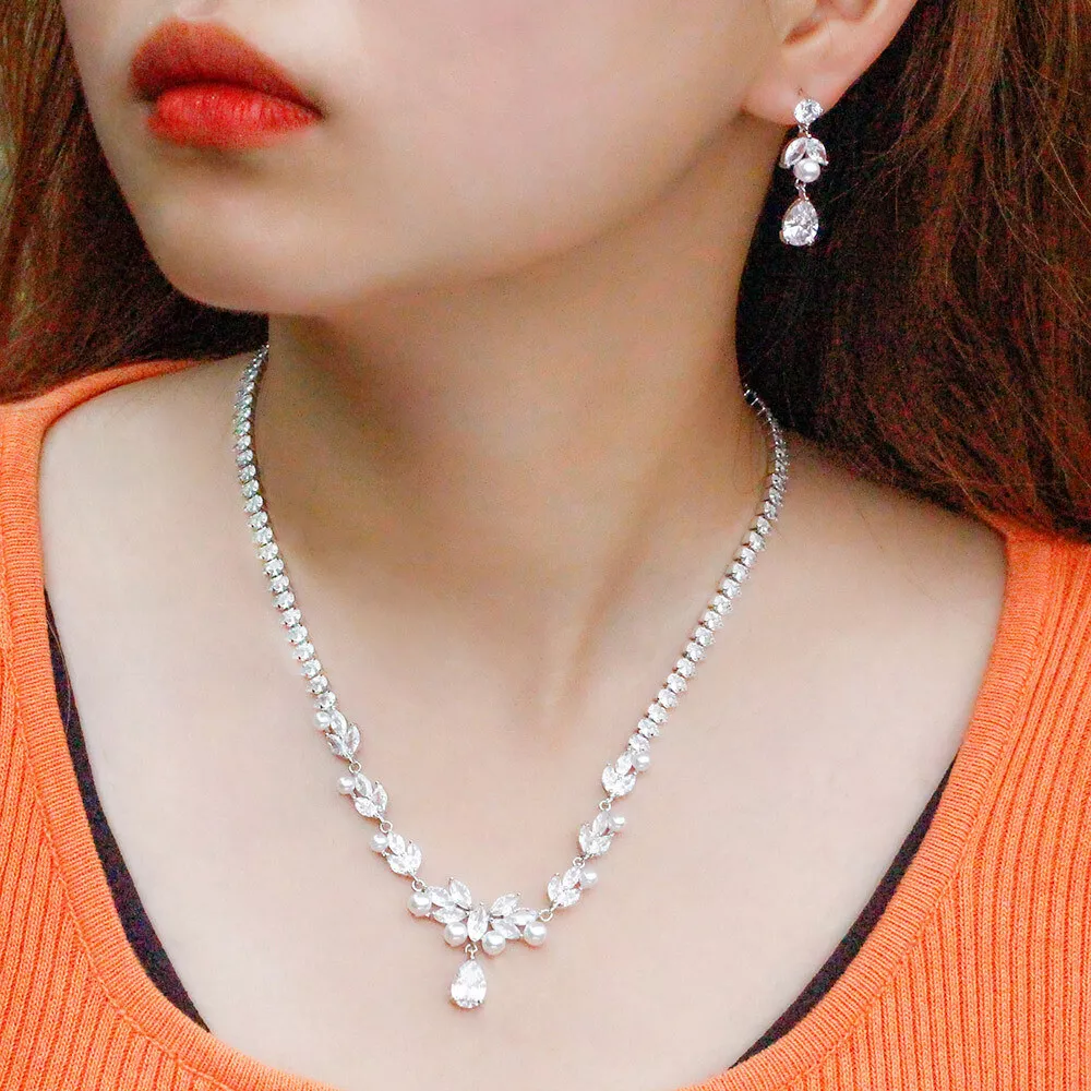 Simple wedding shop jewelry sets
