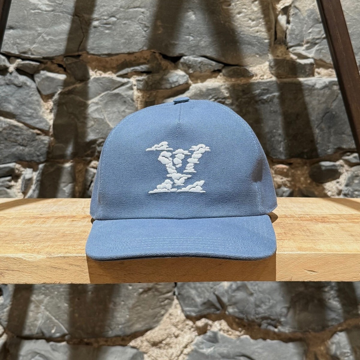 Louis Vuitton FW20 Blue Clouds LV Embroidered Cap - 60 cm | eBay