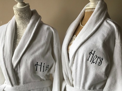 personalised robes his and hers
