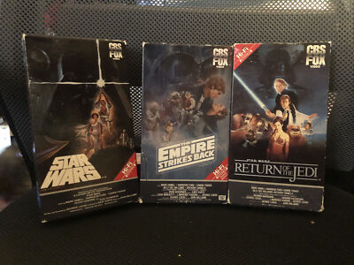 Star Wars Original Trilogy Lot 3 BETA Tape~HiFi CBS Fox~Empires Strike Back~Jedi