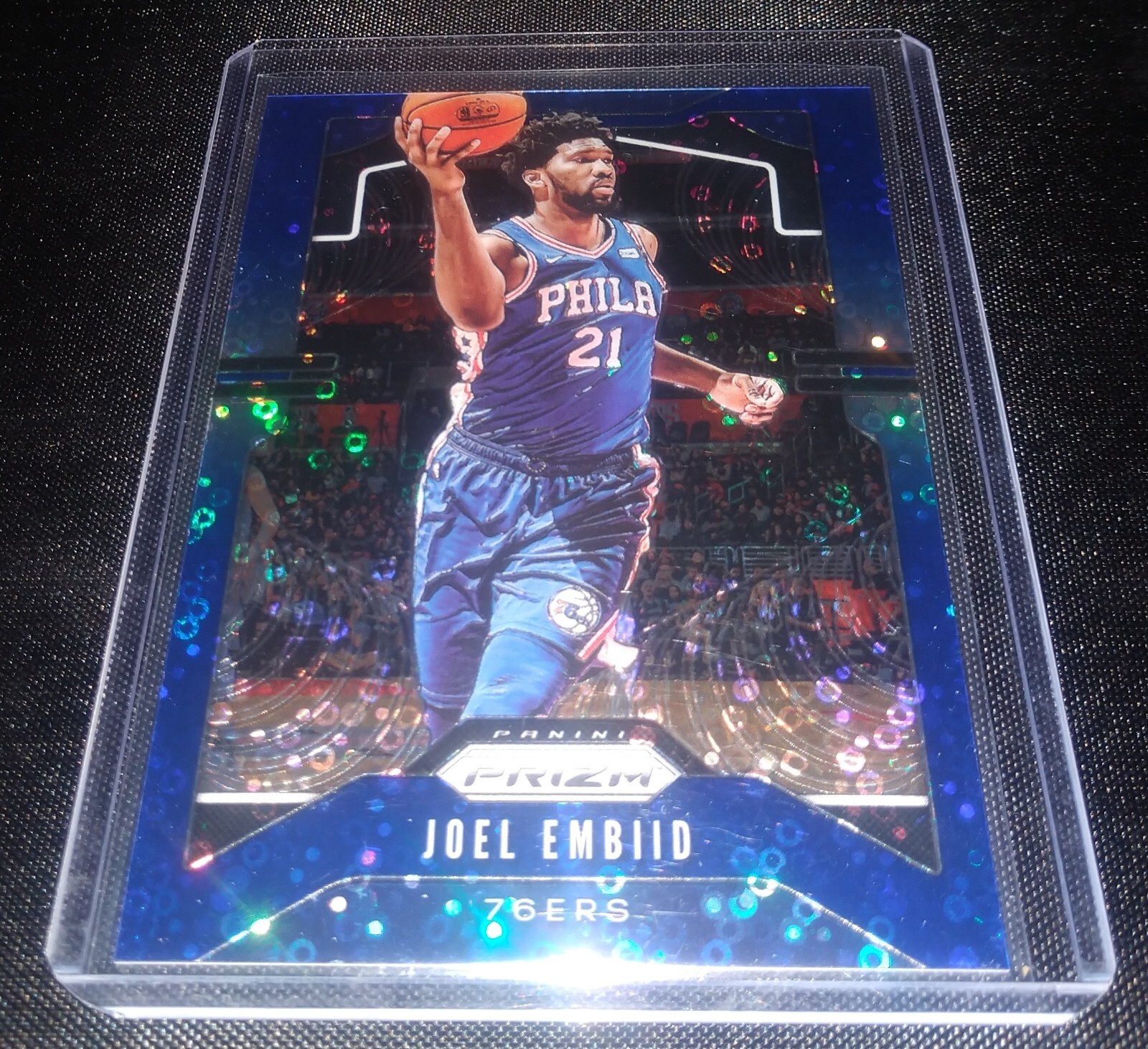 Joel Embiid 2019 Blue Disco Prizm 199 Color Match 121/175
