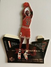 Michael Jordan Die Cut Stand-Up Display Near Set Ex Mint- Near Mint 1998 UD