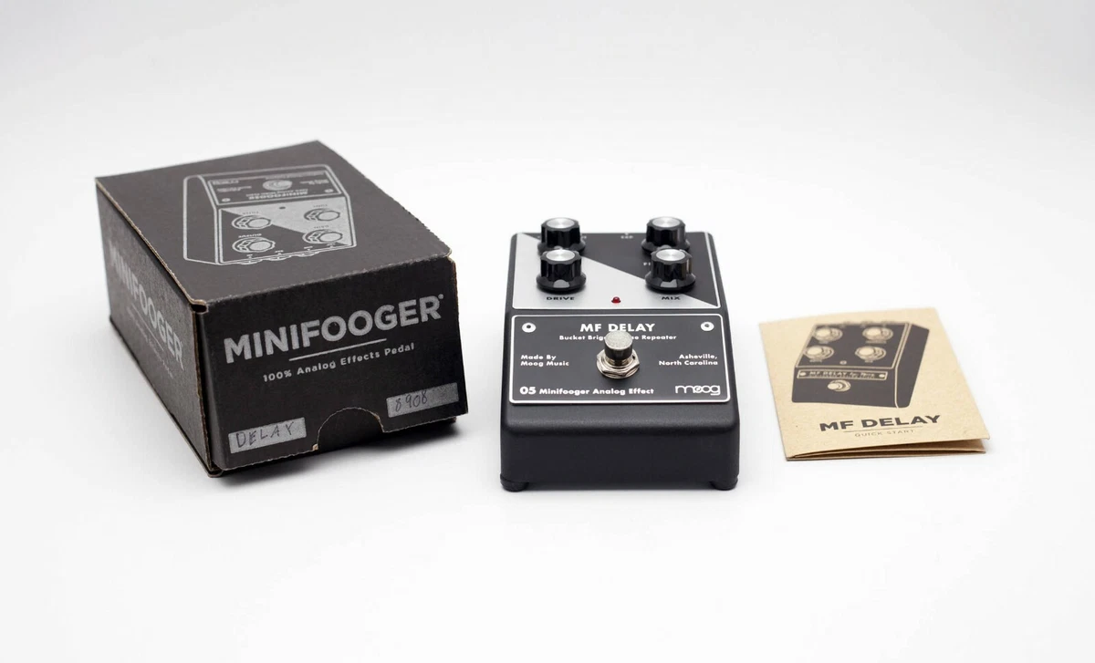 Moog MF Delay Minifooger analog pedal Brand New Free Shipping | eBay