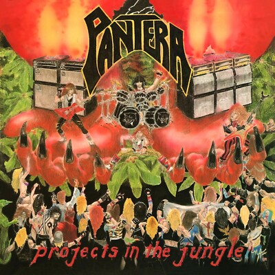 PANTERA / PROJECTS IN THE JUNGLE LP 初期盤 Pantera Projects In The Jungle 12x12 Album Cover Replica Poster