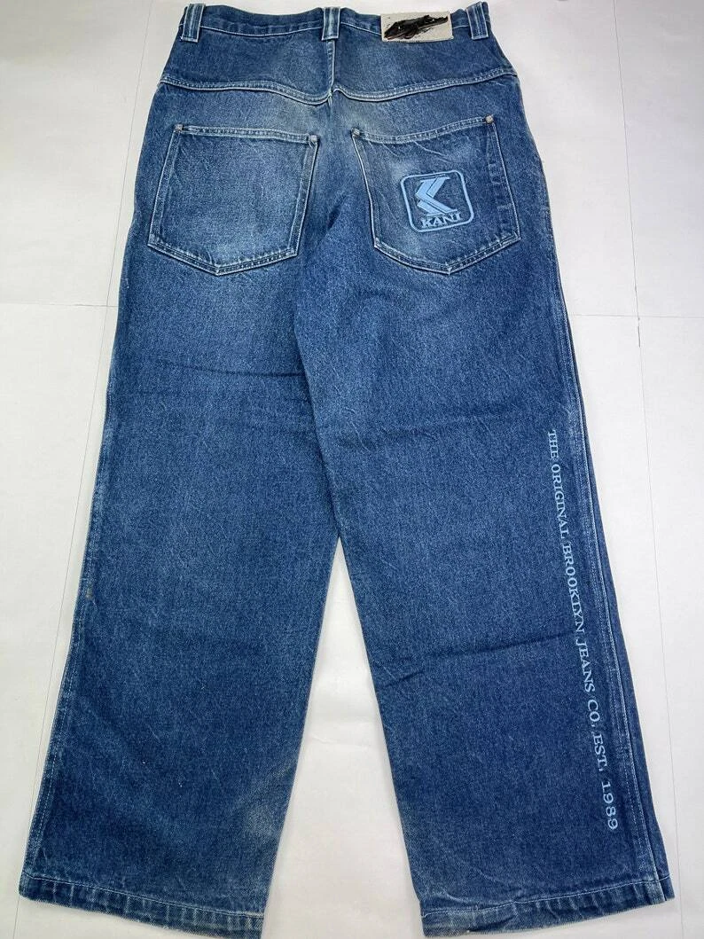 KARL KANI jeans, blue, vintage Kani baggy loose 90s hip hop 1990s