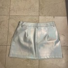 NEW Women’s White Fox Silver Skirt Metallic Size Small NBW — photo 4