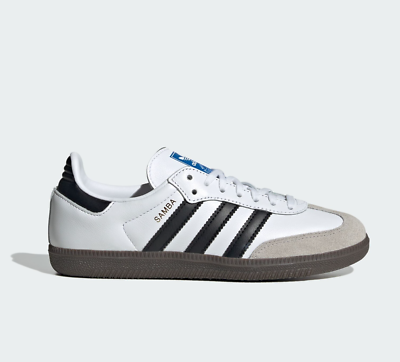 adidas Samba OG Cloud White Core Black GS & Womens White Sports