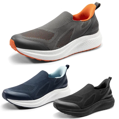 Men's Hands-Free Slip On Walking Shoes Lightweight Comfortable Tennis Sneakers