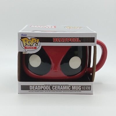 Deadpool 16 oz. Funko Pop! Mug; Disney Marvel X-Men Wolverine Kitchen & Bar
