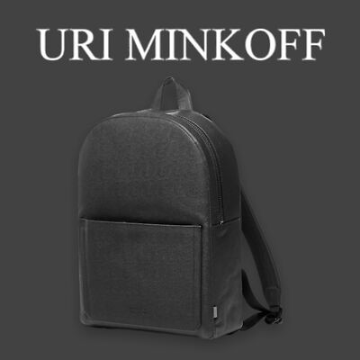 URI MINKOFF LEATHER BOOKBAG Uri Minkoff Samsen Perforated Leather Back Pack  main image 2