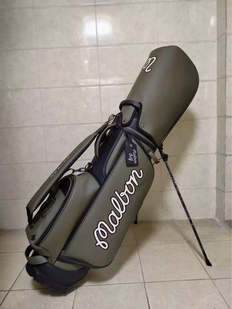 Malbon golf 2025 Caddy Bag Stand bag Dark Green With hood covers