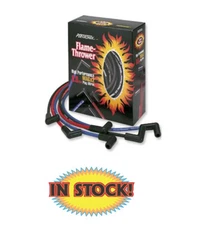 Pertronix 808215 - Flame-Thrower 45 Degree Boot V-8 Spark Plug Wire Set - Black