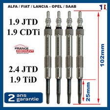 Bougies de préchauffage Fiat CROMA