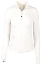 Lululemon Cream Jersey Jacket Us 4 Uk 8