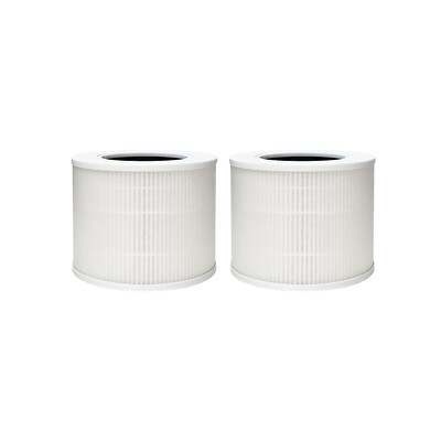 Nispira 3-In-1 True HEPA Carbon FIlter for Levoit Air Purifier Core Mini, 2 Pks
