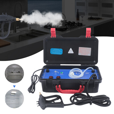 Steam Cleaner 3000W Dampfreiniger 220V mit Selbstkontrolle Düse EU-Stecker NEU