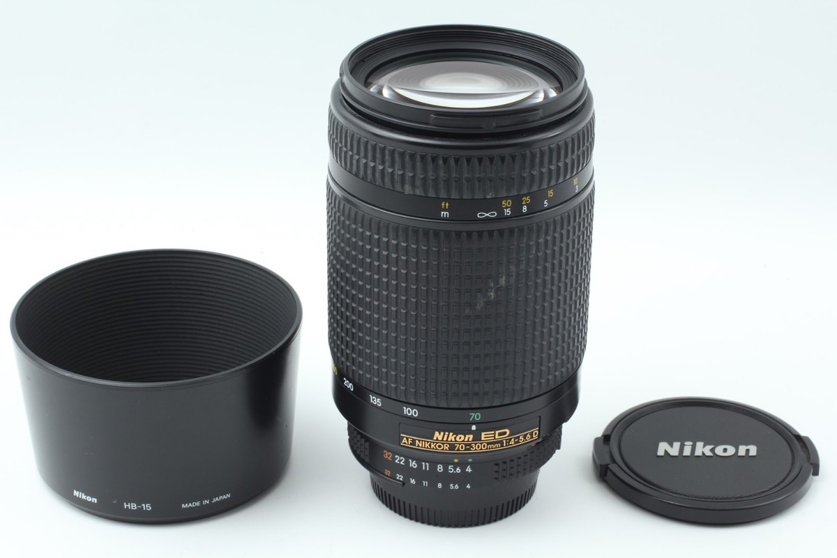 NEAR MINT】 NIKON AF Zoom NIKKOR ED 70-300mm f/4-5.6 D Lens from