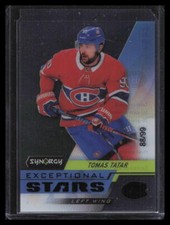 2020-21 Upper Deck Synergy #ES-27 Tomas Tatar Exceptional Stars Black #/99