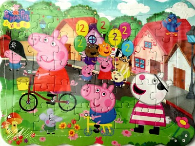 New 40 Pieces Jigsaw Puzzles Peppa Pig - Friends Drawing Best Gifts for Kids #1