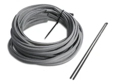 RAWLINGS/TANNERS PREMIUM LEATHER GLOVE LACE 3/16" BY 72" SILVER GREY *DOZEN*