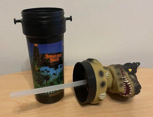 USJ JURASSIC PARK Tumbler UNIVERSAL STUDIOS JAPAN Rare Old - Picture 3 of 5